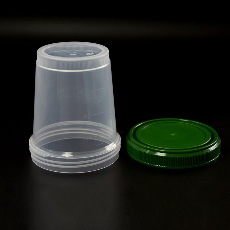 Lab Use Cups 500ml Histology Specimen Container with 95kpa cap